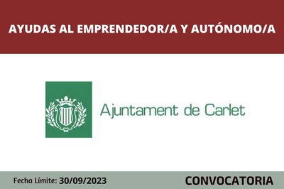 Ayudas al emprendedor/a y aut�nomo/a en Carlet