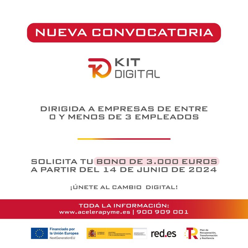 Programa Kit Digital | Bonos de 3.000 euros para las microempresas y autnomos/as