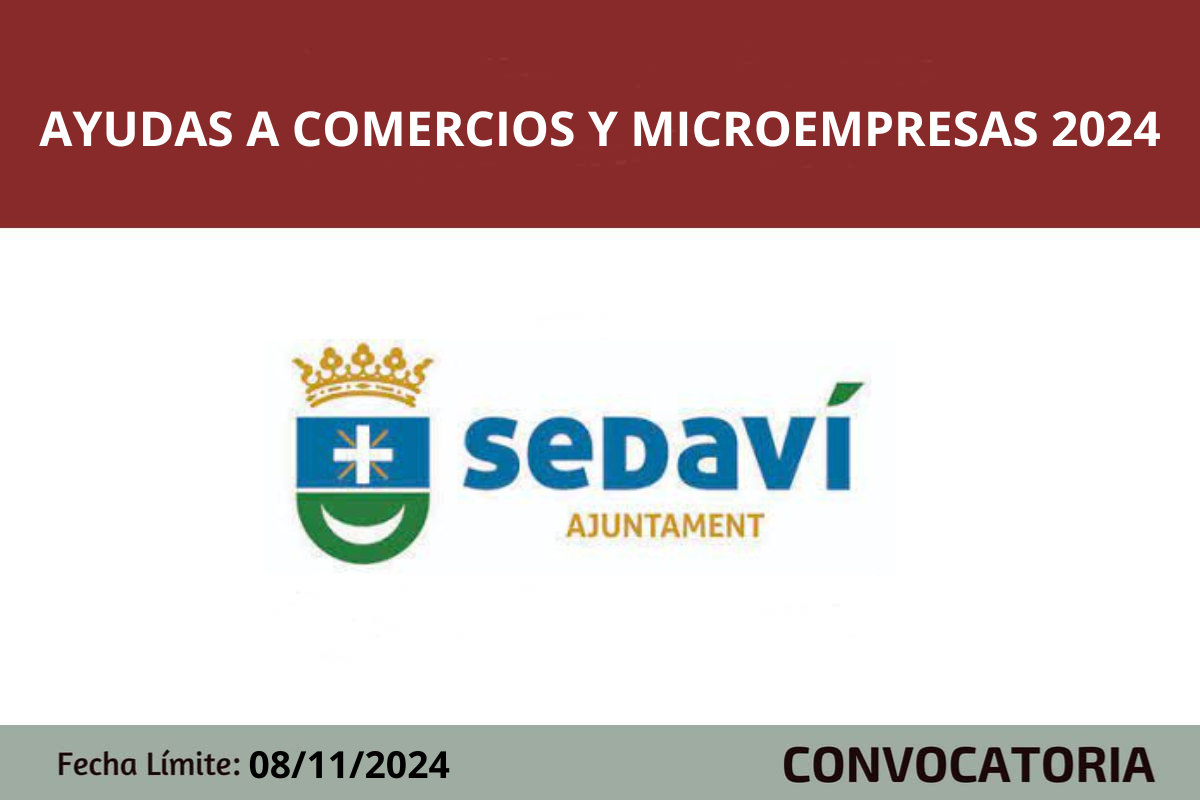 Ayudas a comercios y microempresas 2023 Sedaví
