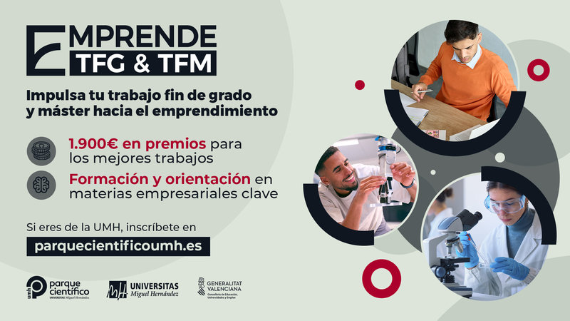 Inscripciones abiertas | Programa Emprende TFG & TFM: impulsa tu trabajo fin de grado y mster hacia el emprendimiento