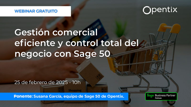 Gestión comercial eficiente y control total del negocio con Sage 50