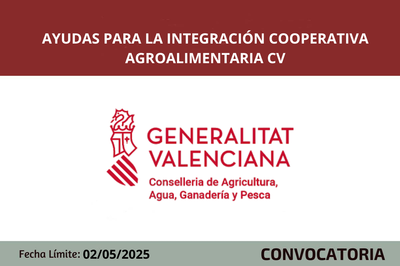 Ayudas para la integración cooperativa agroalimentaria 