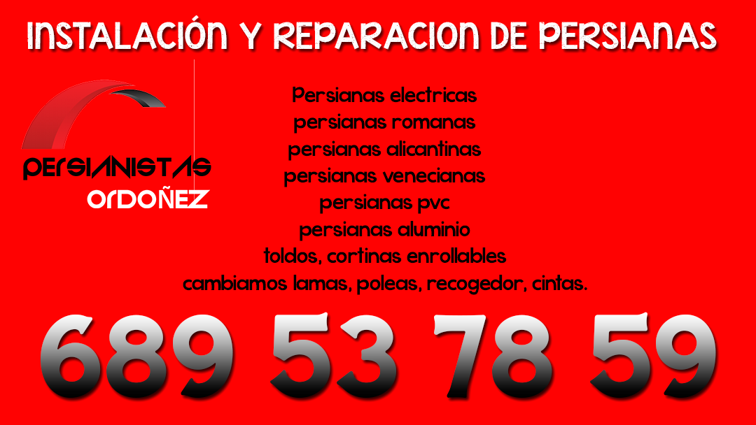 Reparación de persianas Madrid Ordoñez