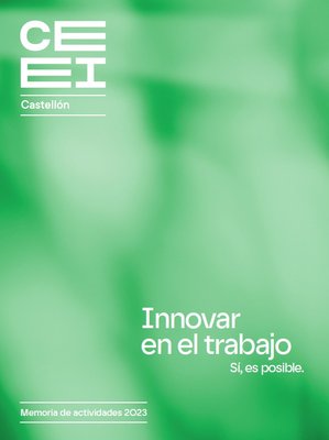 Portada Memoria de actividades CEEI Castell�n  2023