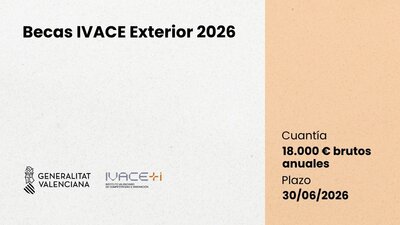 Becas IVACE Exterior 2026