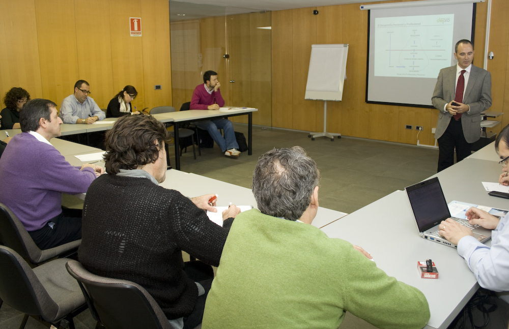 Se facilitó a los asistentes un test de productividad personal
