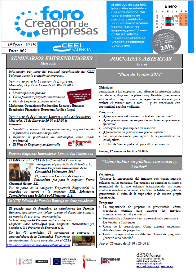 foro enero 2012
