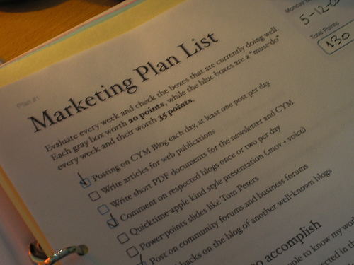 plan marketing