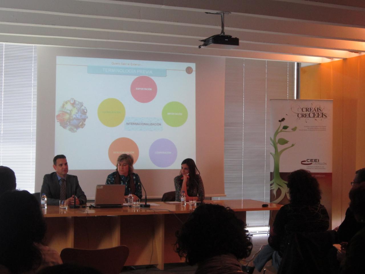 Ponentes de la jornada sobre internacionalización