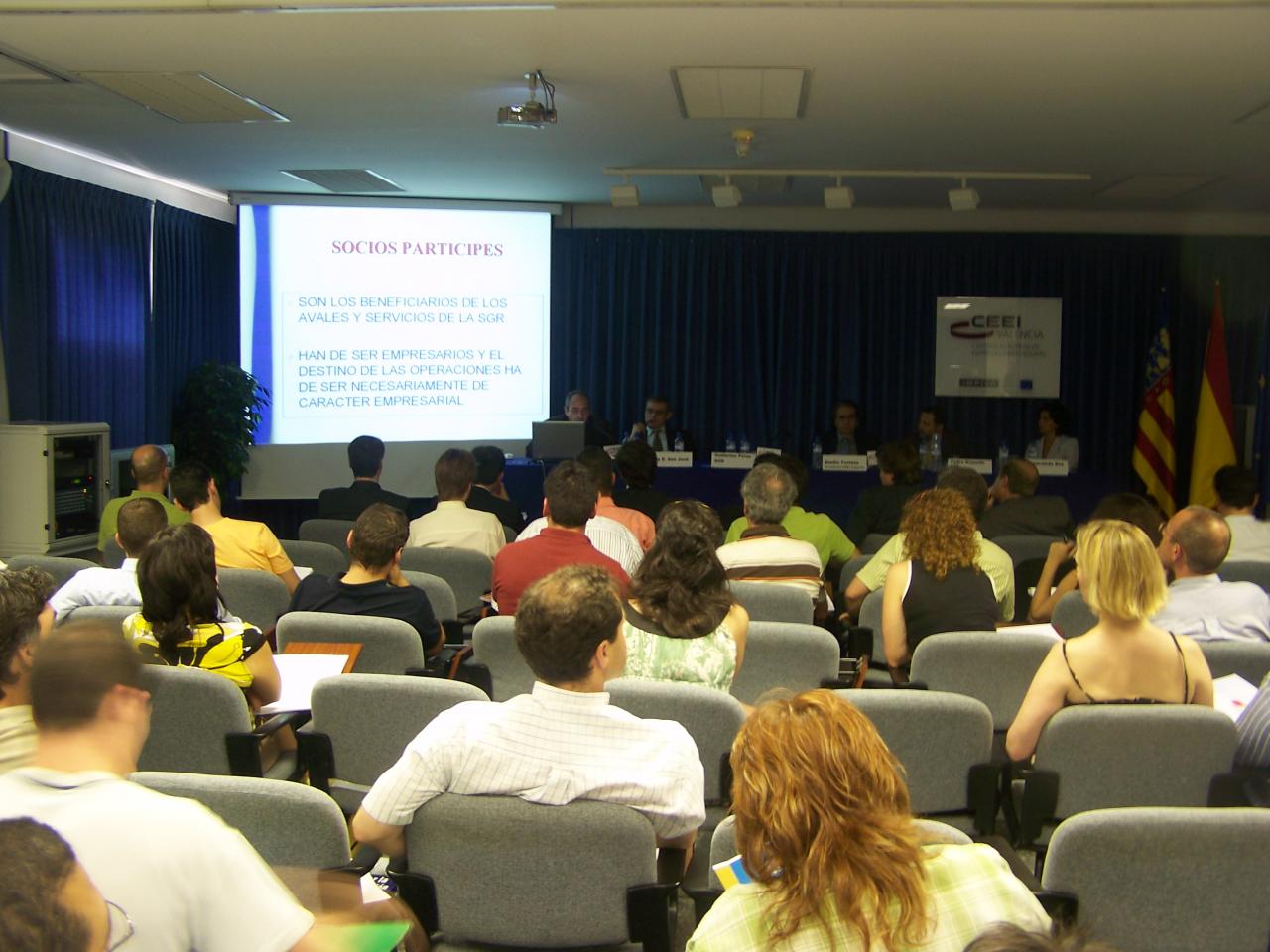 Vista asistentes al foro de financiaci�n 2008 CEEI Valencia
