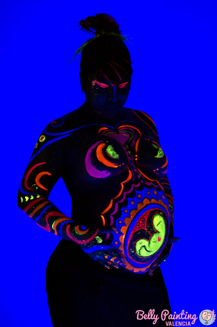 Belly Painting Mandala Ne�n[;;;][;;;]