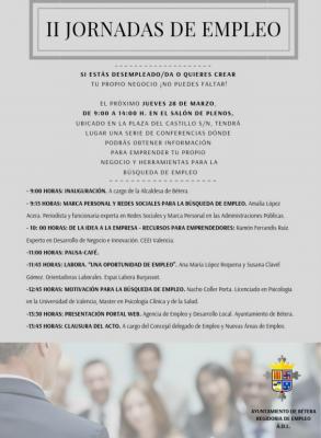 II Jornades d'Ocupaci�