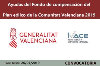 Ayudas al Plan Eólico de la Comunitat Valenciana