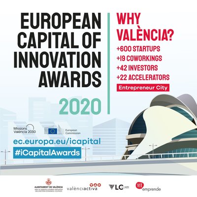 Valencia finalista como Ciudad Europea de la Innovación 2020