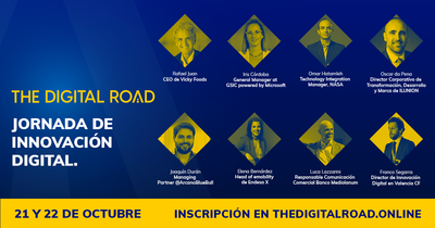 Cartel The Digital Road. Jornada Innovaci�n Digital